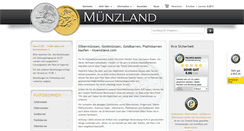 Desktop Screenshot of muenzland.com